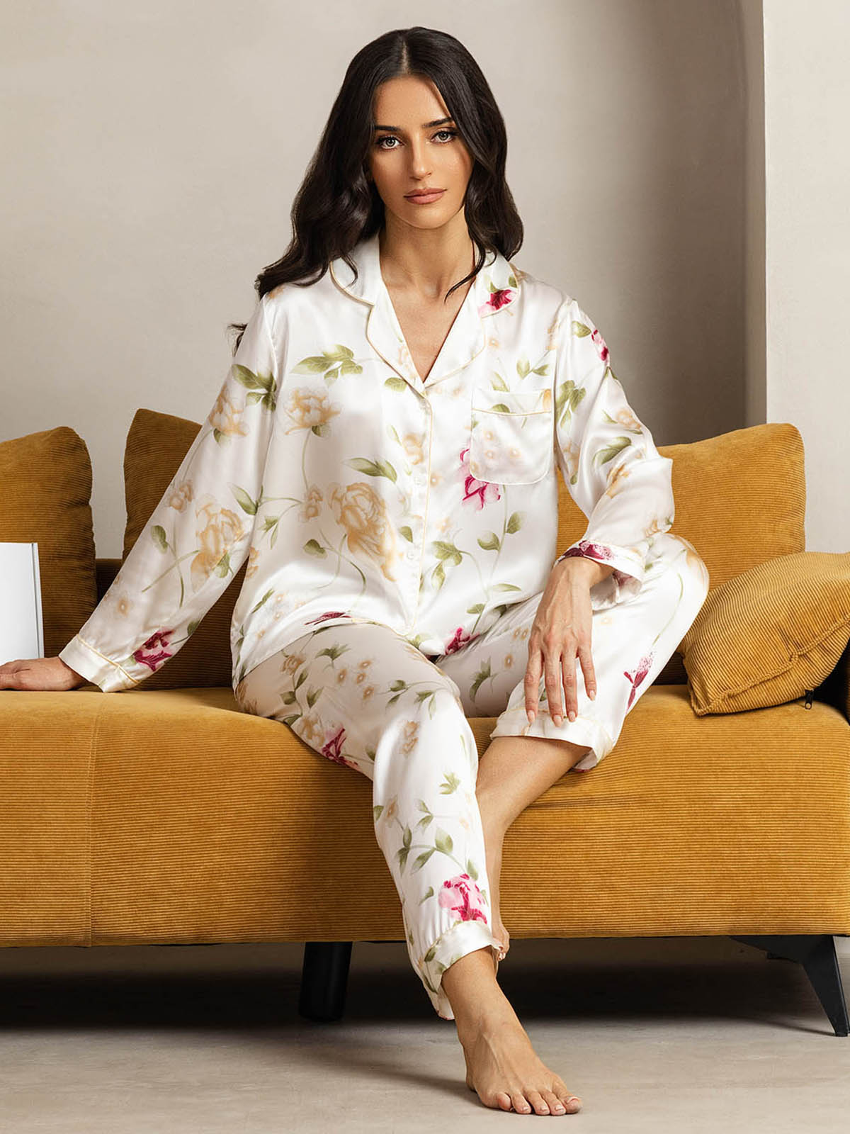 [Ivoorbloem] SilkSilky-NL Womens Pajamas 004
