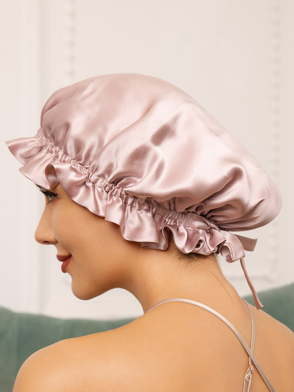 SilkSilky-NL Sleep Cap Roze 001