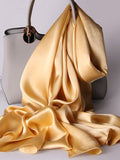 SilkSilky NL Pure Silk Scarf Champagne 001