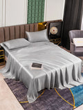 SilkSilky NL 25Momme Pure Silk Bedding Set Zilver 002