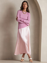 [Roze] SilkSilky-NL 19Momme Rok 001