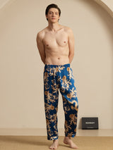 [Navy Draak] SilkSilky-NL Mens Sleep Bottoms 005
