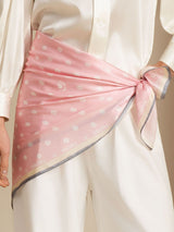 [Roze] SilkSilky-NL Scarf 003