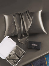 [Donkergrijs] SilkSilky-NL 30Momme Pillowcase 005