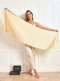 SilkSilky NL Pure Silk Scarf Champagne 002