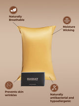 [Champagne] SilkSilky-NL 22Momme Pillowcase 002
