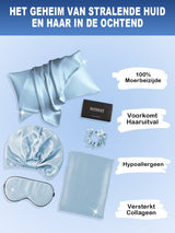[Lichtblauw] SilkSilky-NL 19Momme Pure Silk Pillowcase Set 002