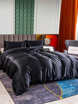 [Zwart] SilkSilky-NL 25Momme Bedding Set 003