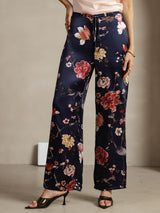 [Marine Bloemen] SilkSilky-NL 19Momme Zijde Womens Pants 001