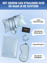 [Lichtblauw] SilkSilky-NL 19Momme Pure Silk Pillowcase Set 002