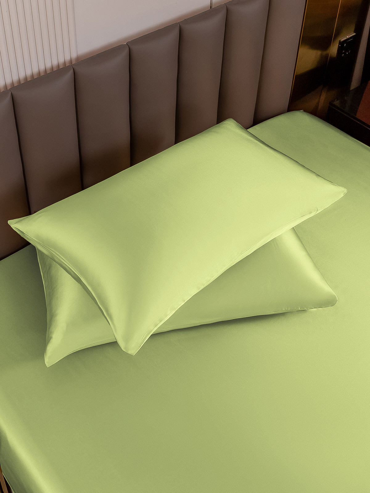 SilkSilky-NL 19Momme Pillowcase Mintgroen 004