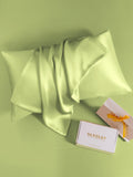 SilkSilky-NL 19Momme Pillowcase Mintgroen 006