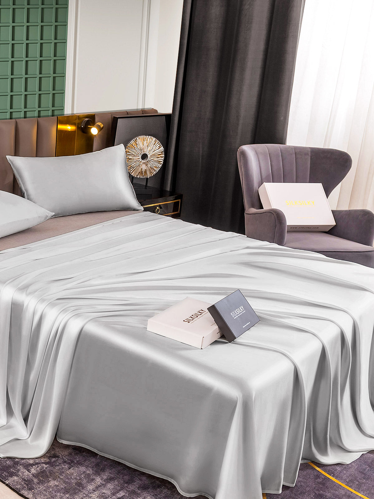 [Zilver] SilkSilky-NL 25Momme Bedding Set 004