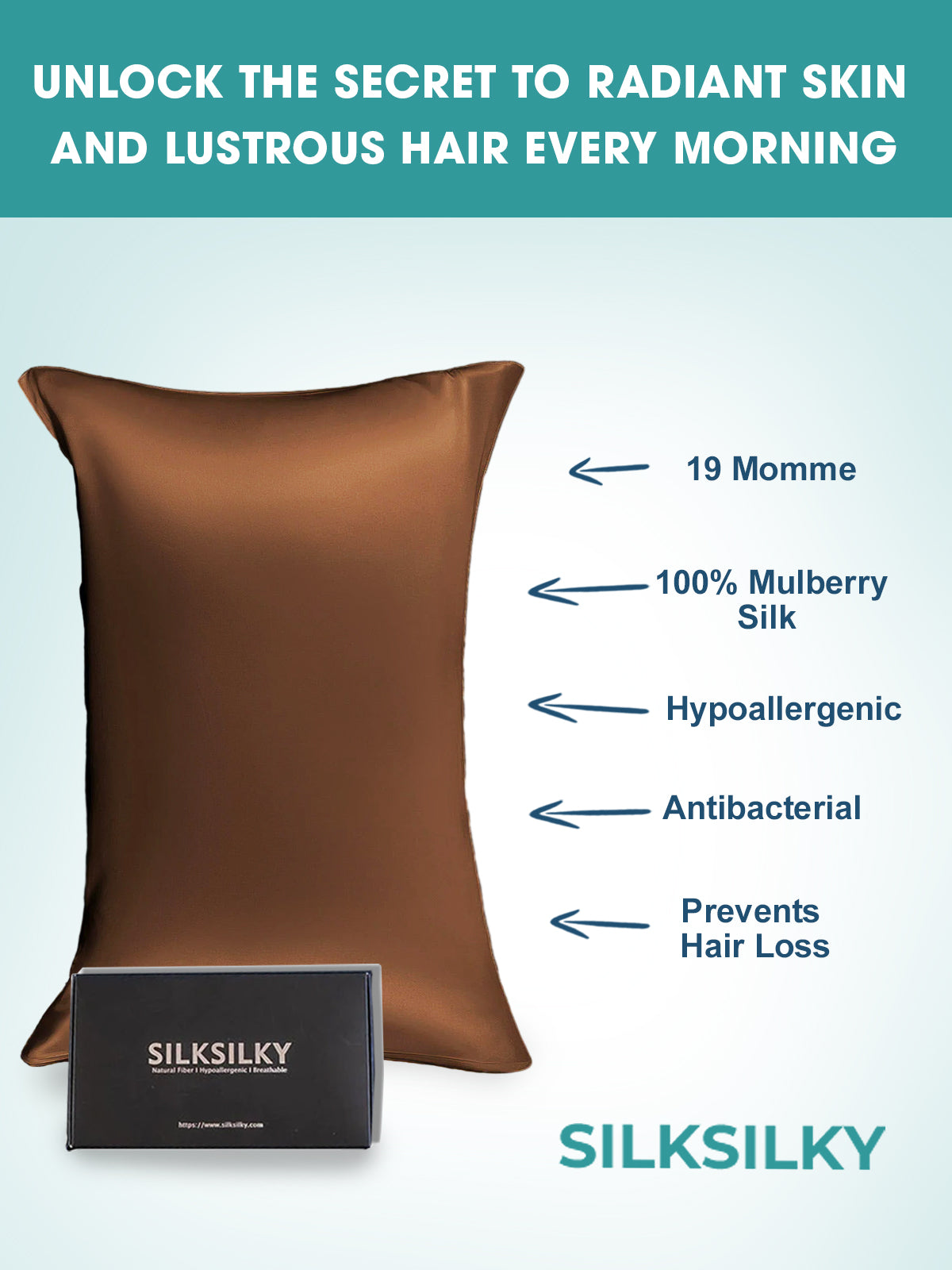 [Koffie] SilkSilky-NL 19Momme Pillowcase 003