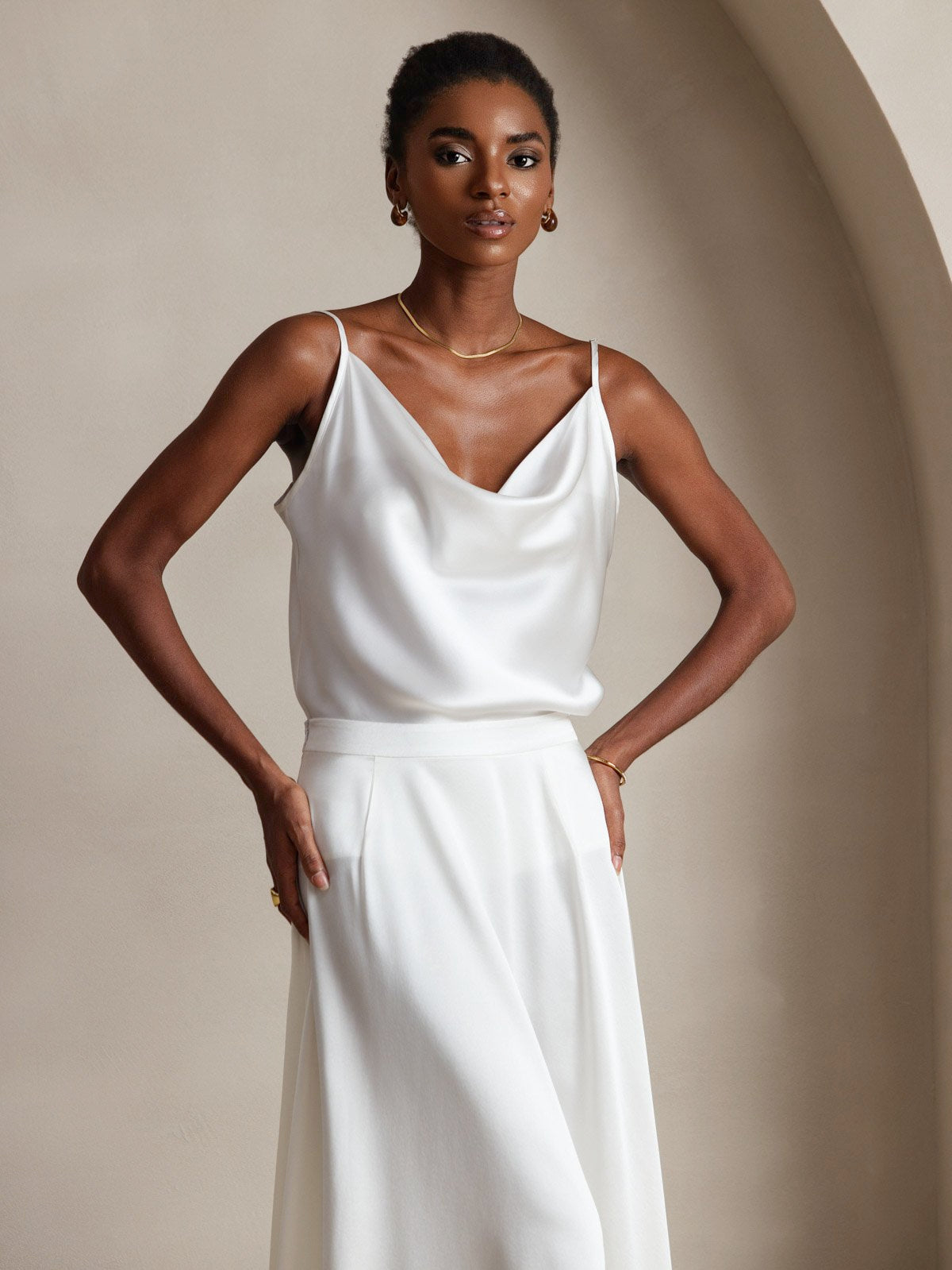 [Wit] SilkSilky-NL 19Momme Zijde Camisoles 004