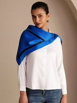 [Blauw Vierkant] SilkSilky-NL Sjaal 004