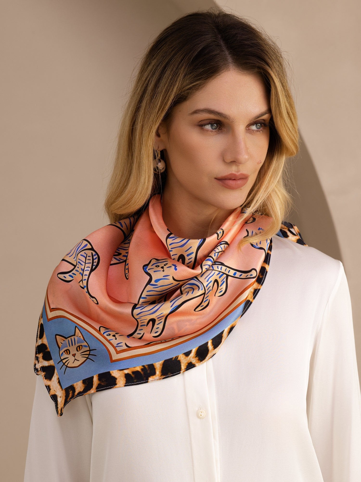 [Roze Kat] SilkSilky-NL Scarf 002