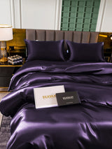 [Donkerpaars] SilkSilky-NL 25Momme Bedding Set 005