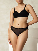 [Zwart] SilkSilky-NL Zijde Panty 006