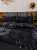 [Zwart] SilkSilky-NL 19Momme Bedding Set 005