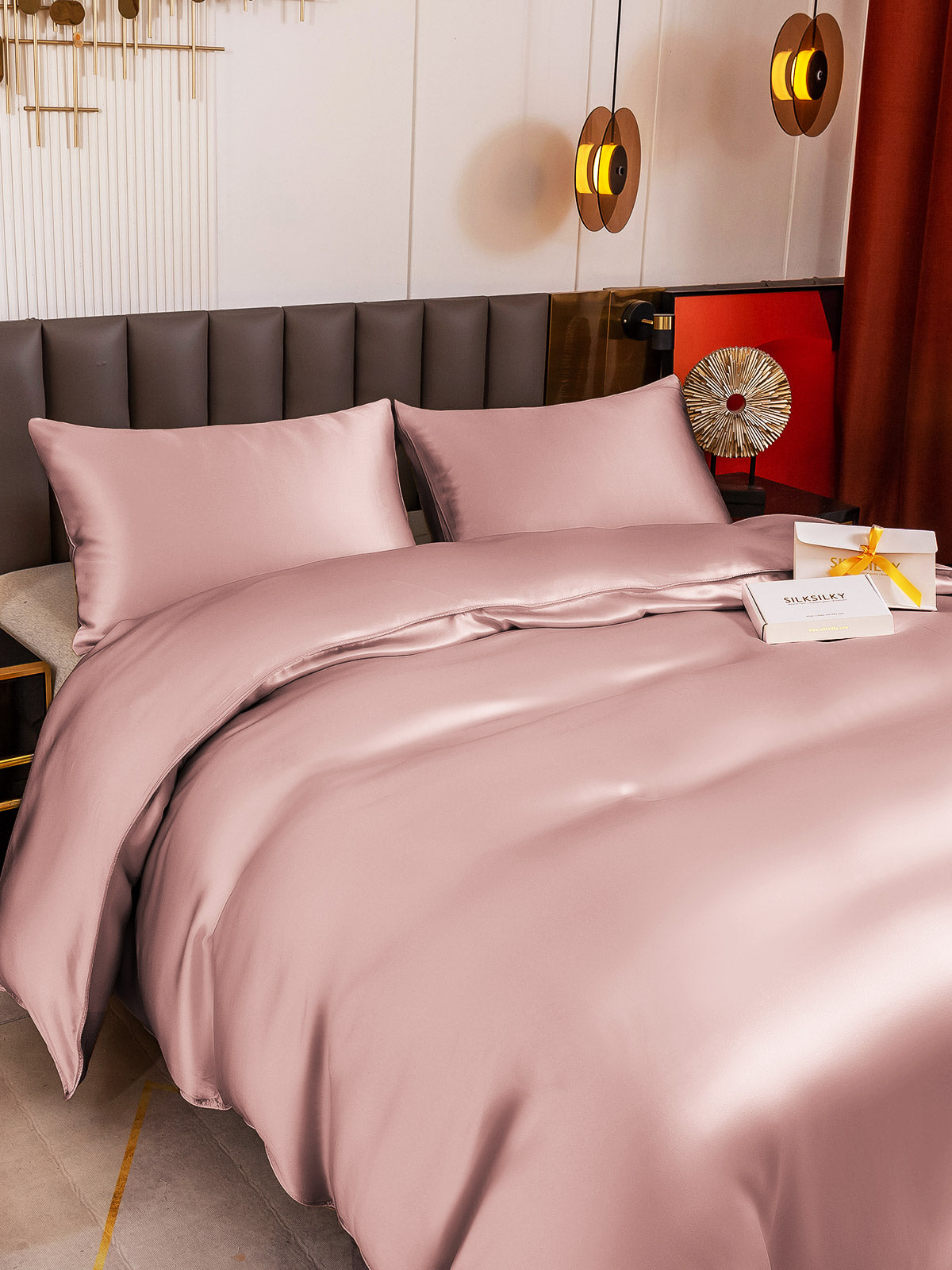 [Perzikhuid] SilkSilky-NL 19Momme Bedding Set 003