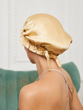 SilkSilky NL Pure Silk Sleep Cap Champagne 004