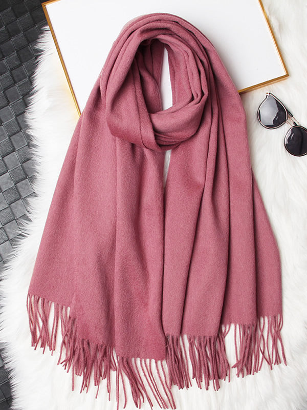 [Bleek Mauve] SilkSilky-NL Wol Scarf 006