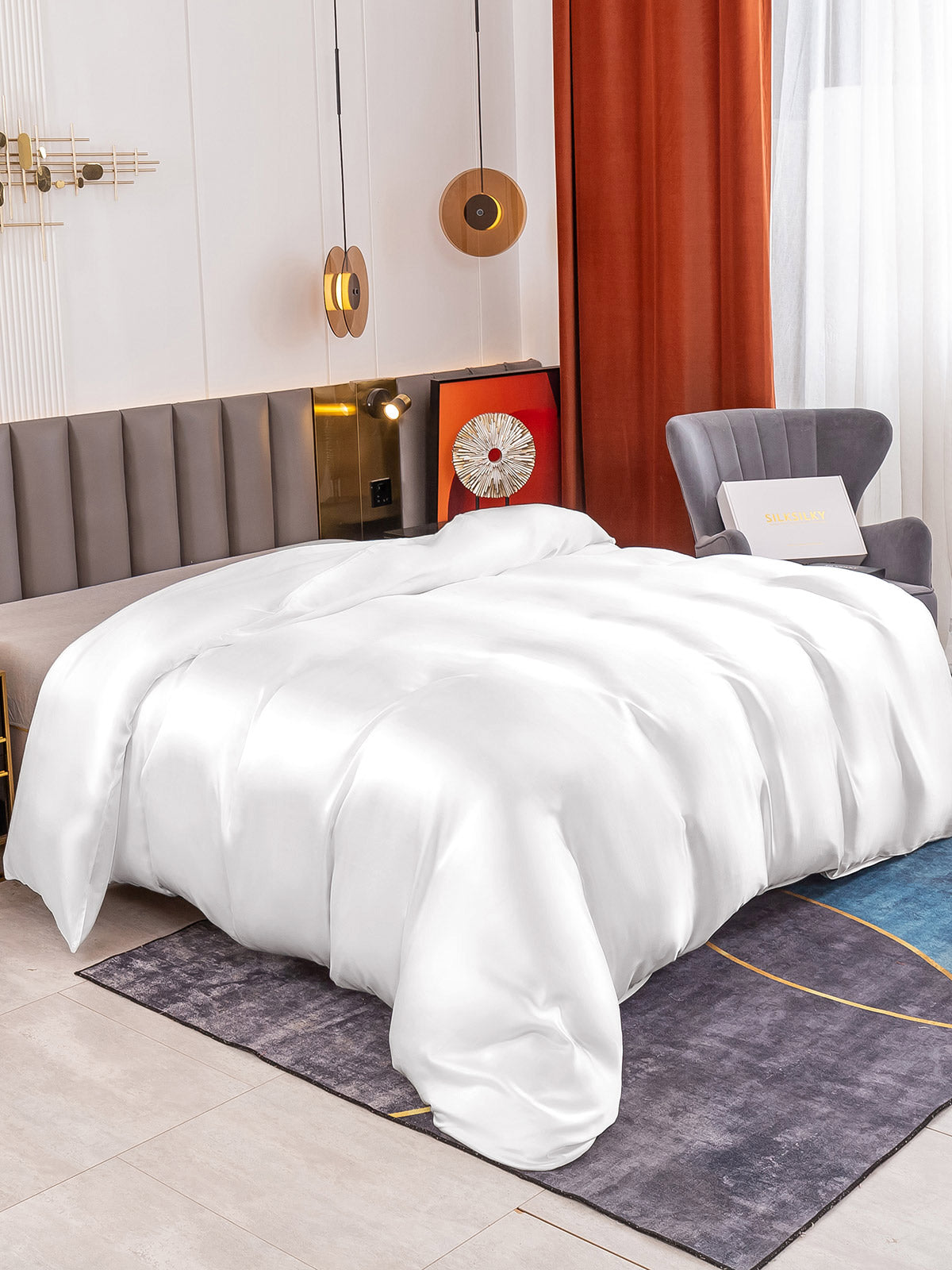[Wit] SilkSilky-NL 19Momme Duvet Cover 001