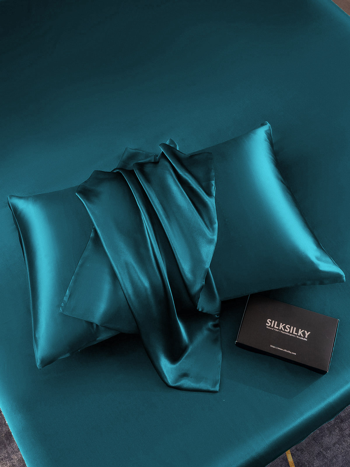 [Koningsblauw] SilkSilky-NL 22Momme Pure Silk Pillowcase 006