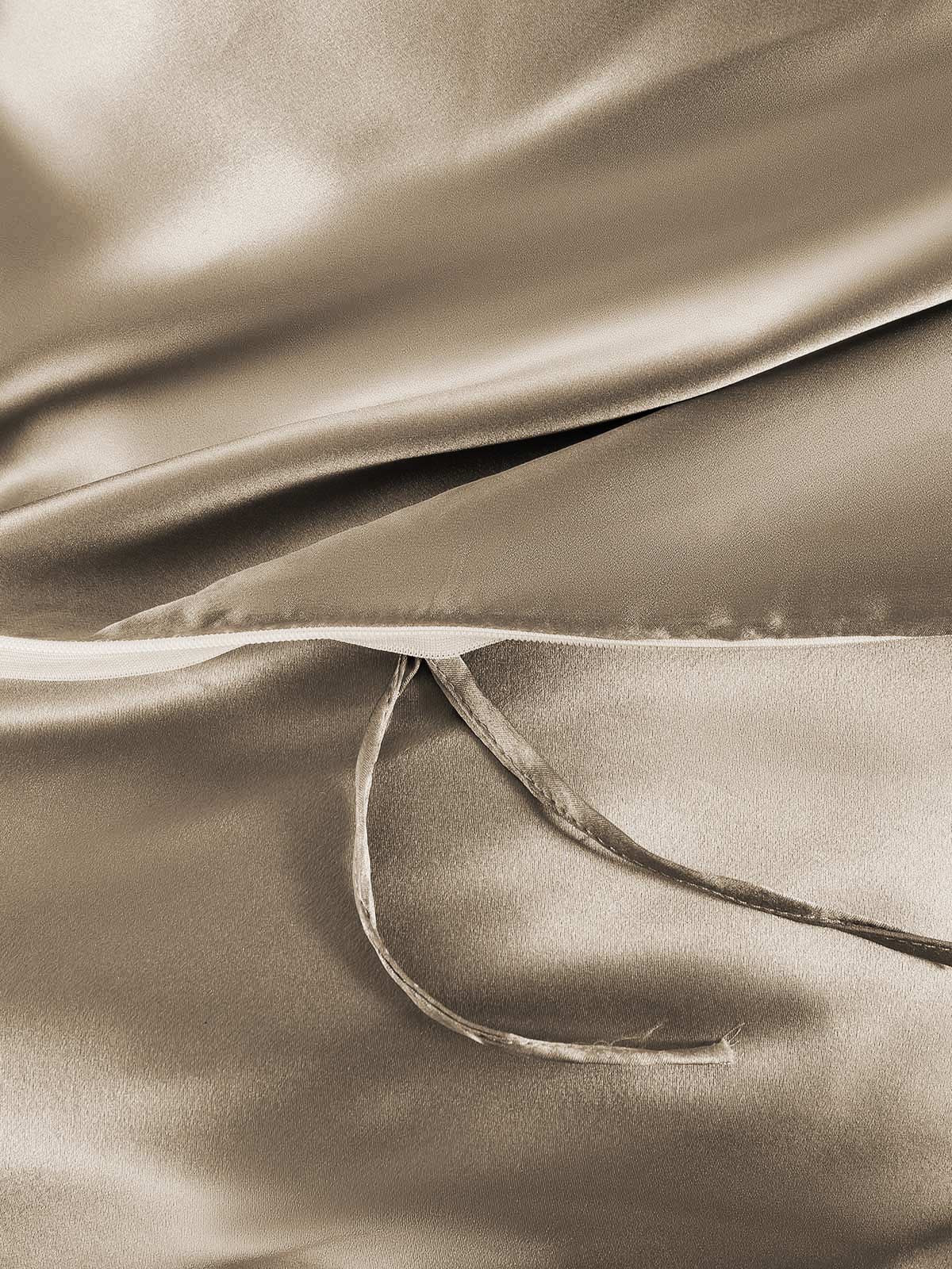[Khaki] SilkSilky-NL 19Momme Bedding Set 006