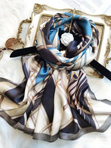 [P087] SilkSilky-NL Pure Silk Scarf 002