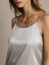 [Zilver] SilkSilky-NL Spaghetti Strap Cami-Top 005
