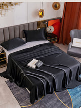 [Zwart] SilkSilky-NL 19Momme Bedding Set 001