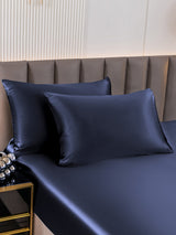 [Donkerblauw] SilkSilky-NL 19Momme Pillowcase 003