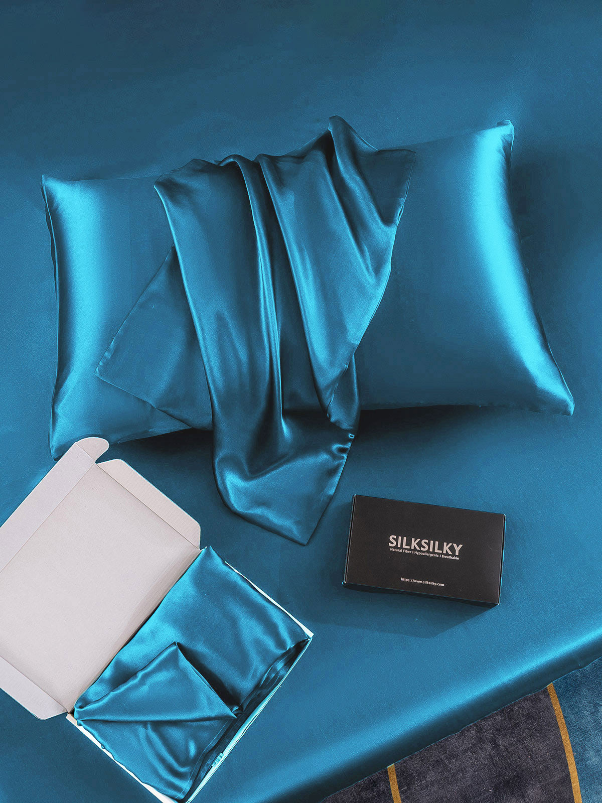 [Koningsblauw] SilkSilky-NL 19Momme Pillowcase 006