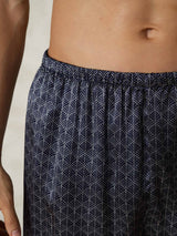 [Marine Ginkgo] SilkSilky-NL Mens Sleep Bottoms 007