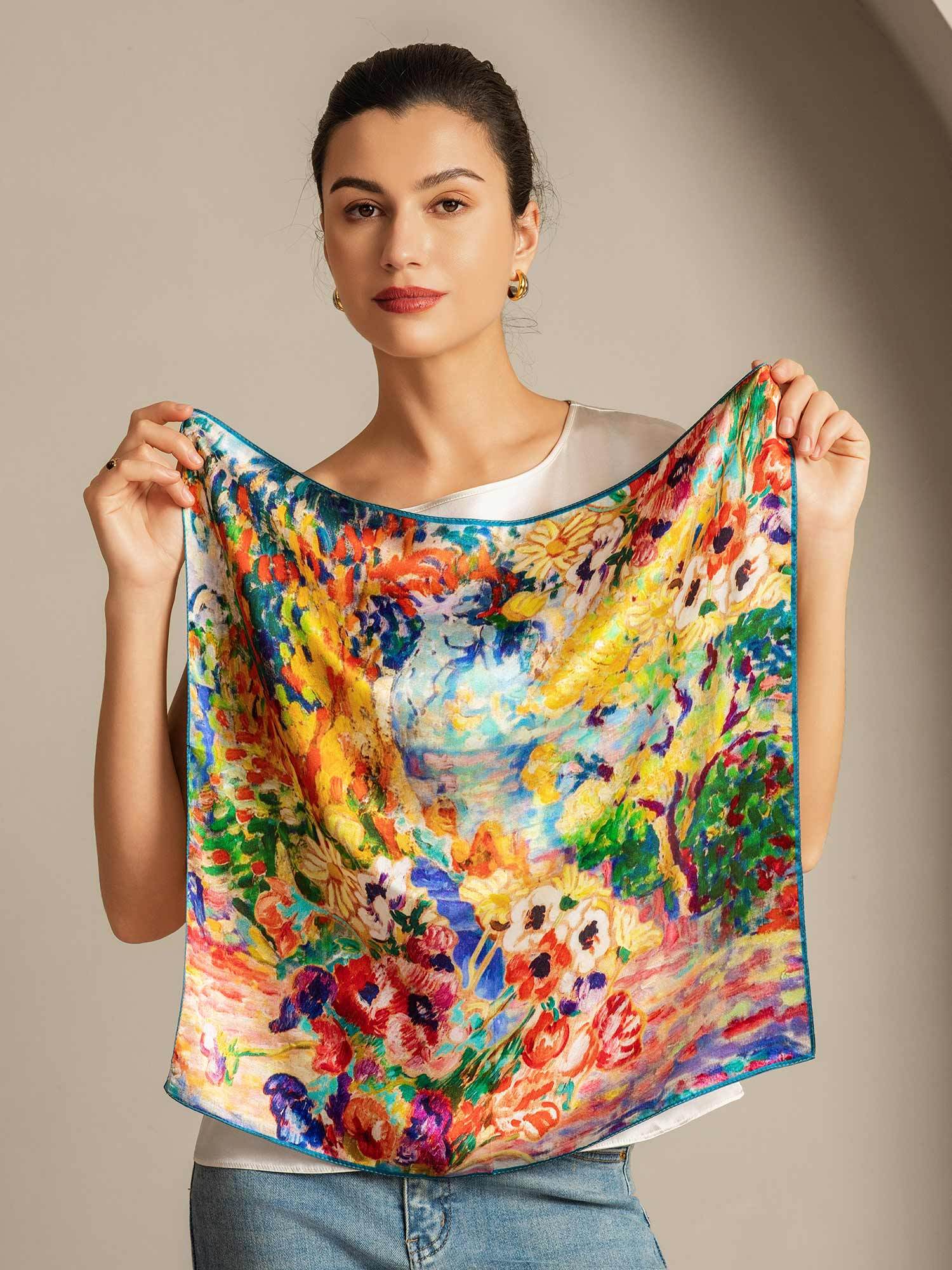 [P096] SilkSilky-NL Zijde Scarf 003