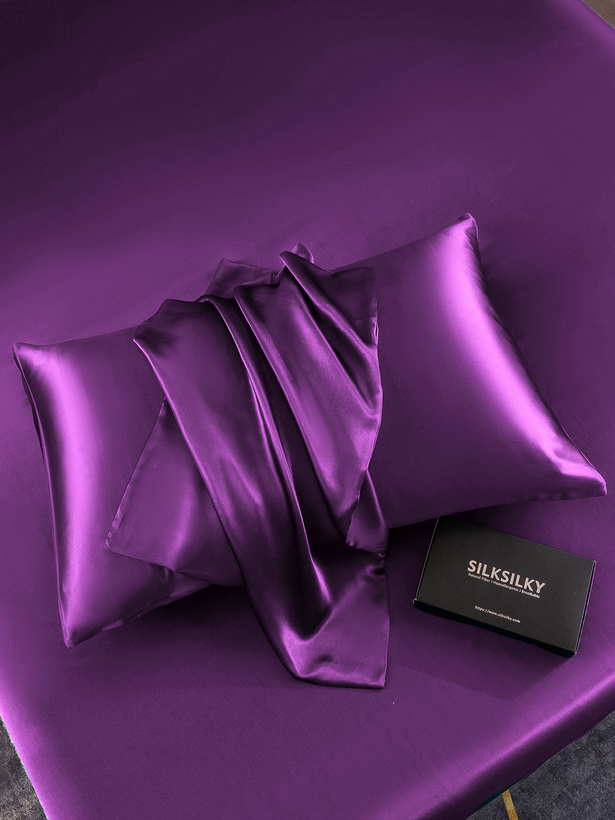 [Paars] SilkSilky-NL 19Momme Pillowcase 005