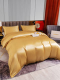 SilkSilky NL 22Momme Pure Silk Bedding Set Champagne 003