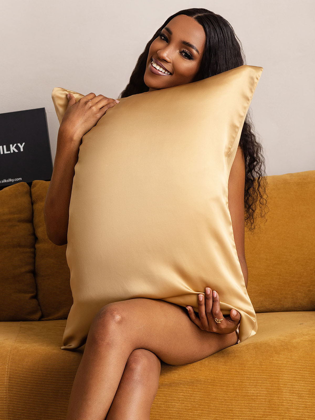 [Donker Camel] SilkSilky-NL 19Momme Pillowcase 003