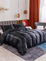 [Zwart] SilkSilky-NL 19Momme Bedding Set 001