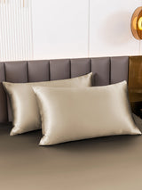 [Khaki] SilkSilky-NL 22Momme Pillowcase 001