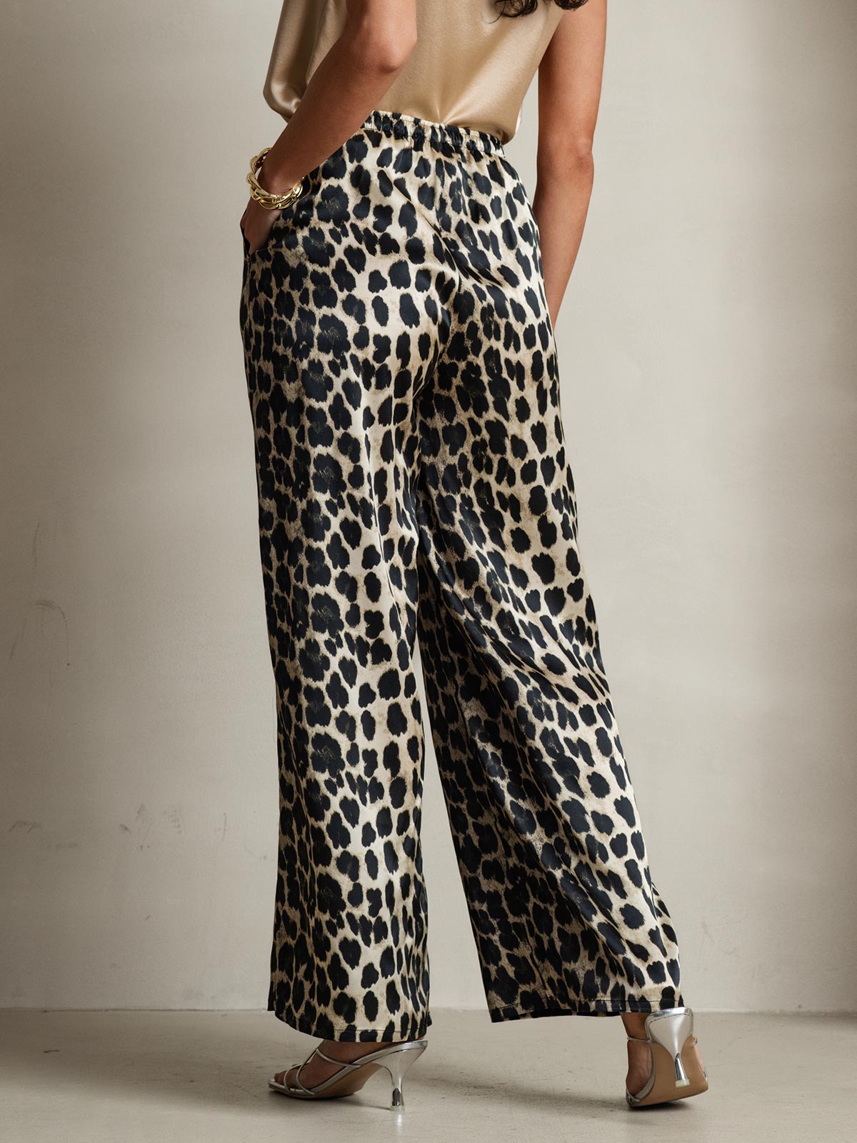 [Leopard] SilkSilky-NL Womens Pants 002