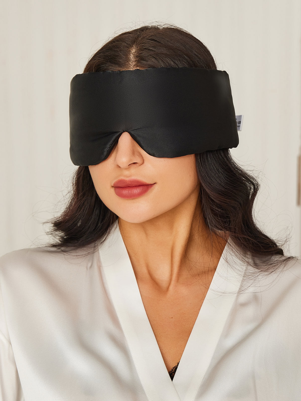 [Zwart] SilkSilky-NL 19Momme Eye Mask 001