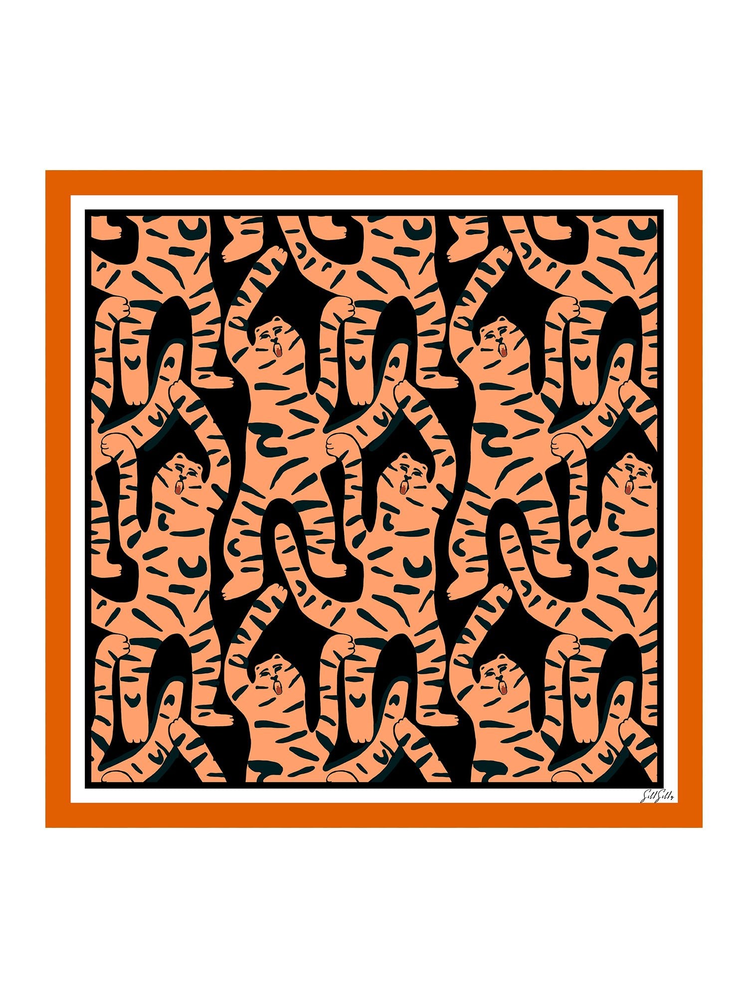[Zwarte Tijger] SilkSilky-NL Scarf 001
