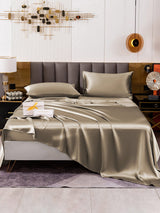 [Khaki] SilkSilky-NL 19Momme Bedding Set 005