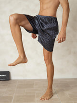 [Marine Ginkgo] SilkSilky-NL Mens Sleep Bottoms 004