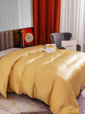 SilkSilky NL 22Momme Pure Silk Duvet Cover Champagne 004