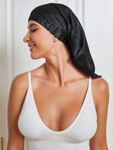 [Zwart] SilkSilky-NL Slaapmutsen 004