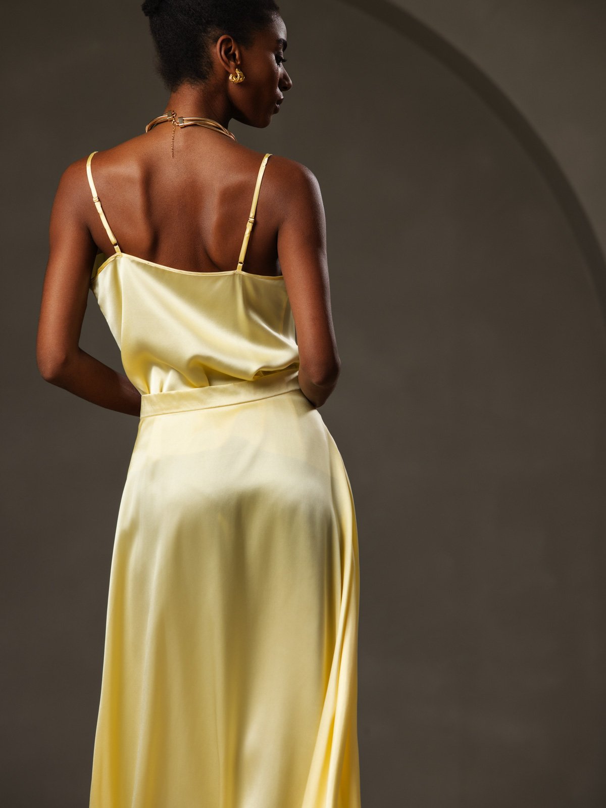 [Geel] SilkSilky-NL 19Momme Zijde Camisoles 004